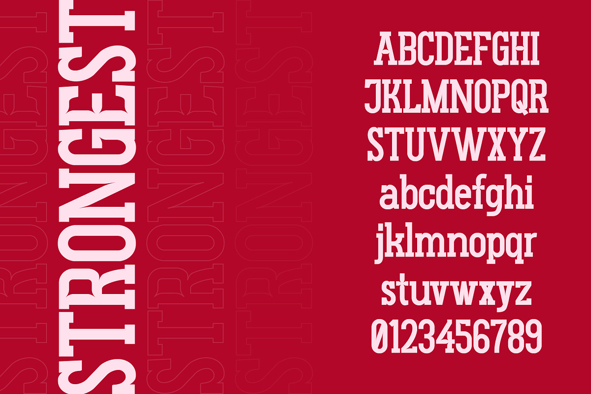 Gluttoner Inktrap | Vintage & Bold, a Serif Font by Lettertype Studio (Photo 6 of 15)