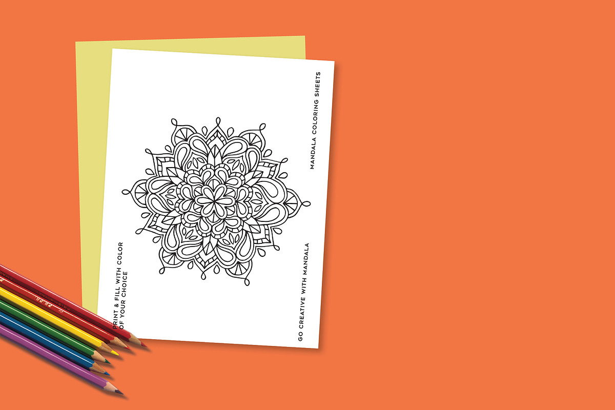 20 Mandala Coloring Pages, a Decorative Illustration by Design Unique (Photo 6 of 6)