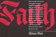 Cal Fraktur Brush, a Blackletter Font by Posterizer KG (Thumbnail 8 of 9)