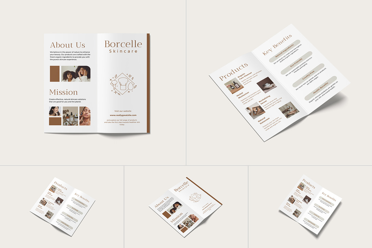 DL Bifold Brochure Mockup, a Books & Magazine Mockup by suciamairastd (Photo 1 of 6)