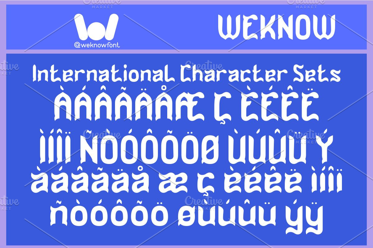 Another Great font, a Font by weknow (Photo 8 of 8)