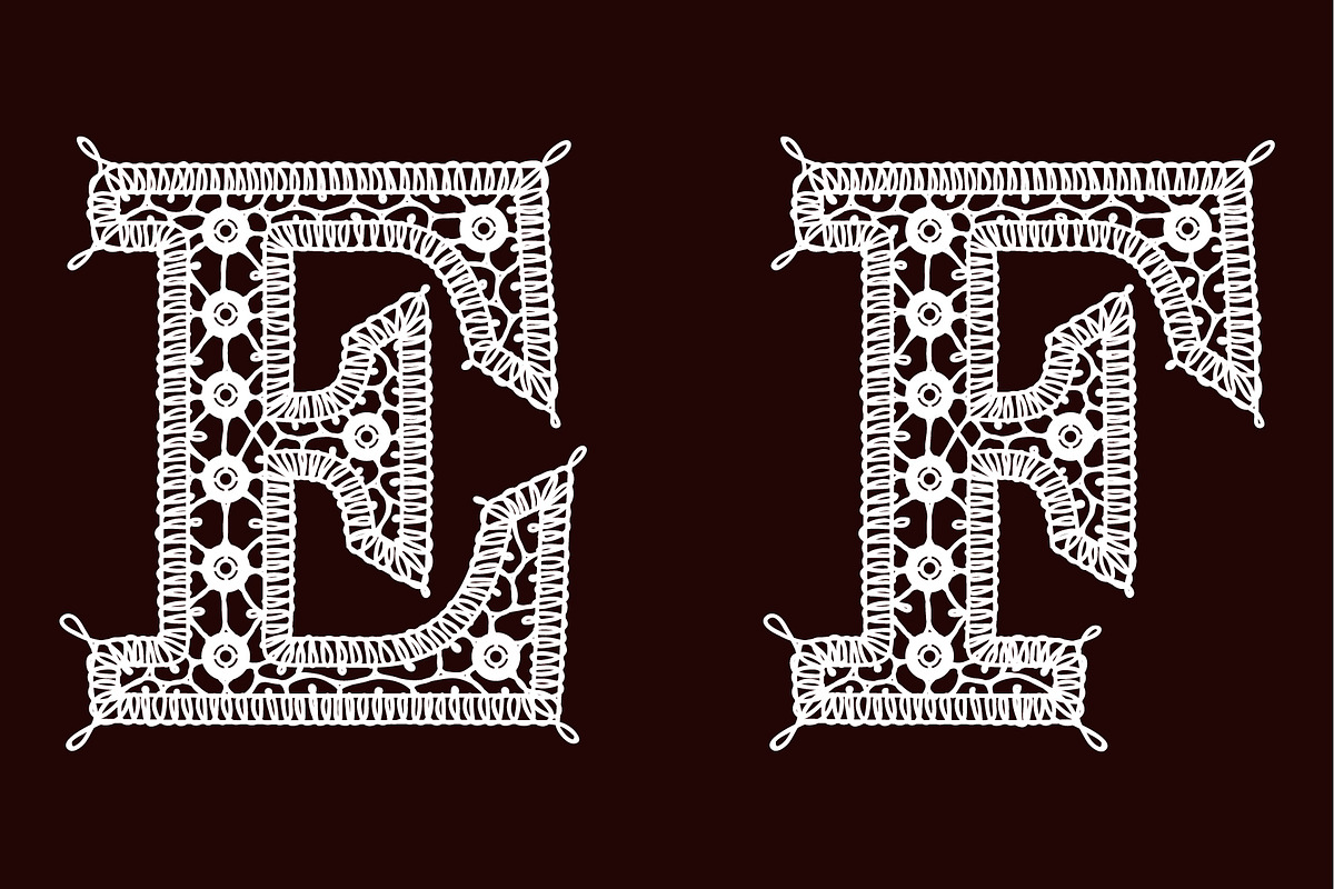 Lace alphabet., an Icon by Ajuga (Photo 4 of 10)