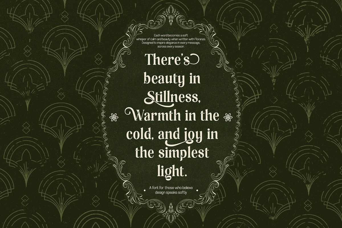 Floranza - Luxury Christmas Display, a Serif Font by Inviline.co (Photo 9 of 10)
