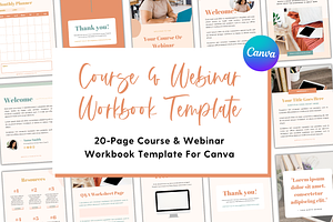 Course & Webinar Workbook | Canva