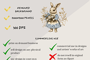 CHINOISERIE EASTER CLIPART PACK, a Seasonal Illustration by Daring Digies (Thumbnail 6 of 8)