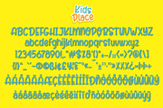 Kids Place, a Sans Serif Font by sabrcreative (Thumbnail 8 of 9)