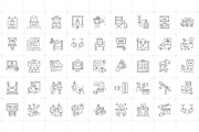 Movie and Theater Icon Set, an Outline Icon by Prosymbols (Thumbnail 4 of 5)