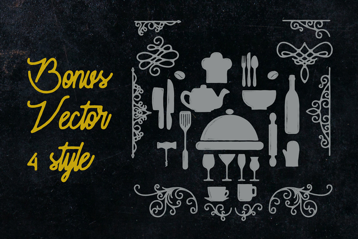 Moonchrome typeface + Bonus preview 8