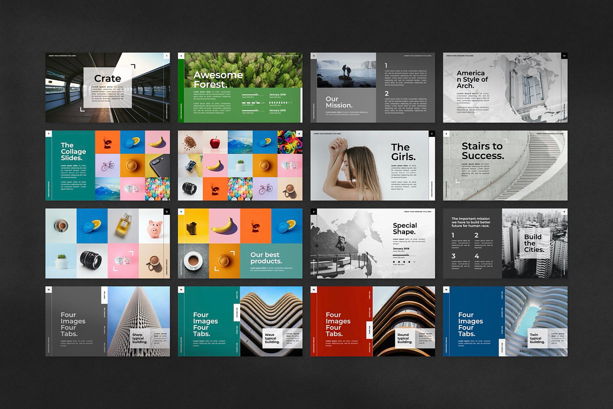 Crate PowerPoint Template, a Presentation Template by Creathrive Design (Photo 4 of 6)
