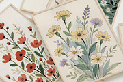 Dreamy floral posters, a Background Graphic by MixedArt (Thumbnail 2 of 10)