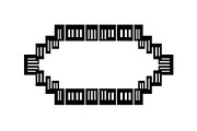 Pixel Art Border Frame SVG Bundle, an Illustration by Gfx_Store (Thumbnail 4 of 31)