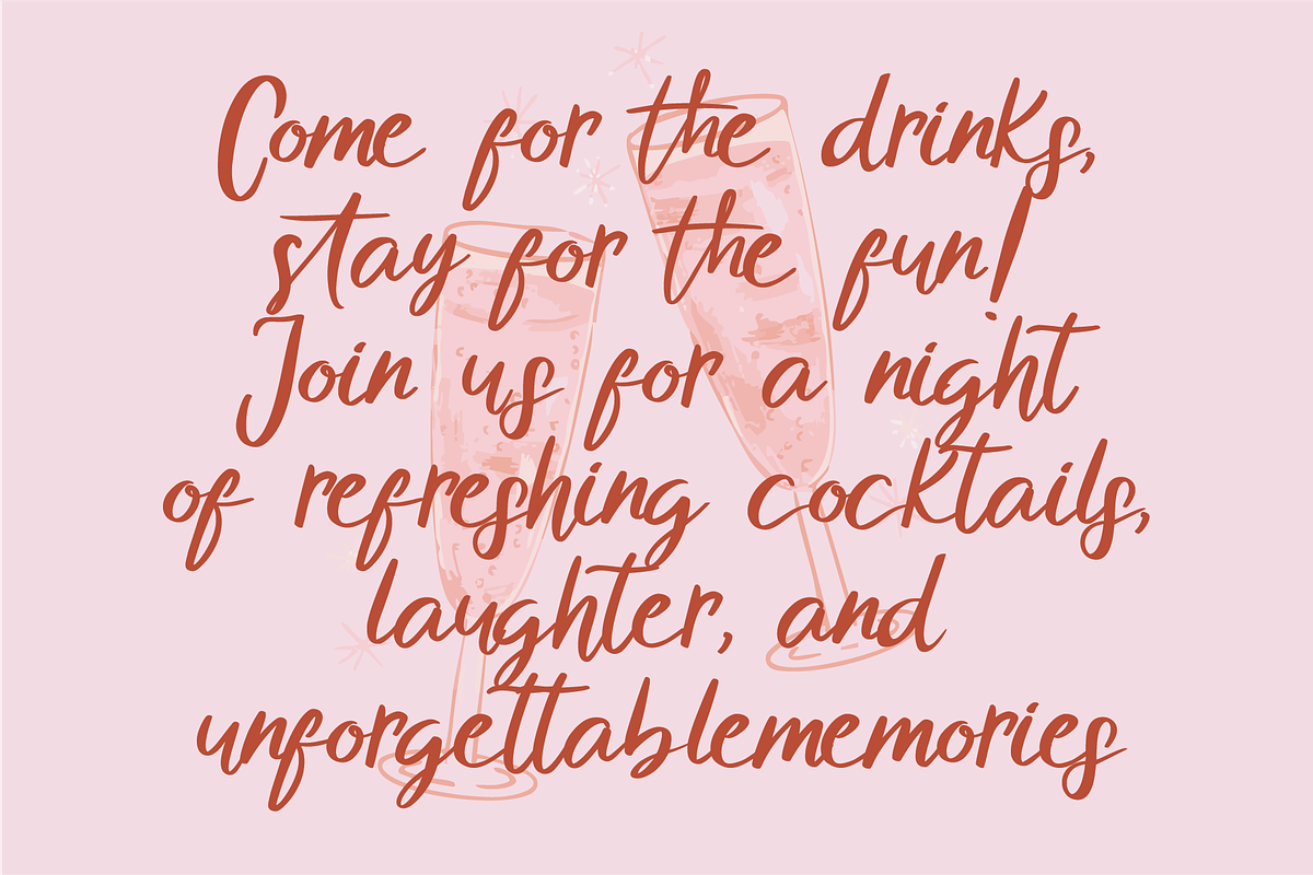 Mireluna Script Font, a Script Font by Berdansabersama (Photo 4 of 8)