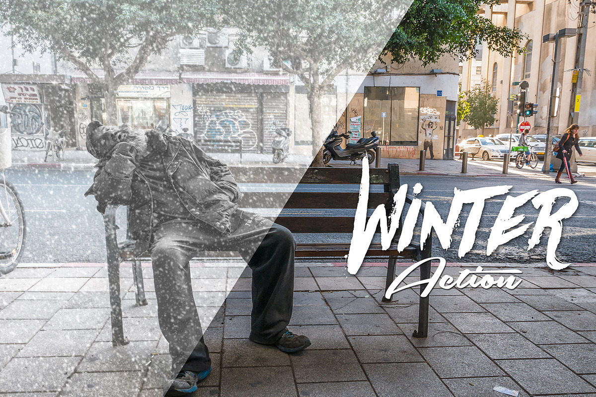 6 Winter Photoshop Action, an Action Add-On by yantodesign (Photo 2 of 7)