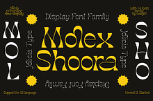 Molex Shoora | Reverse Contrast Font