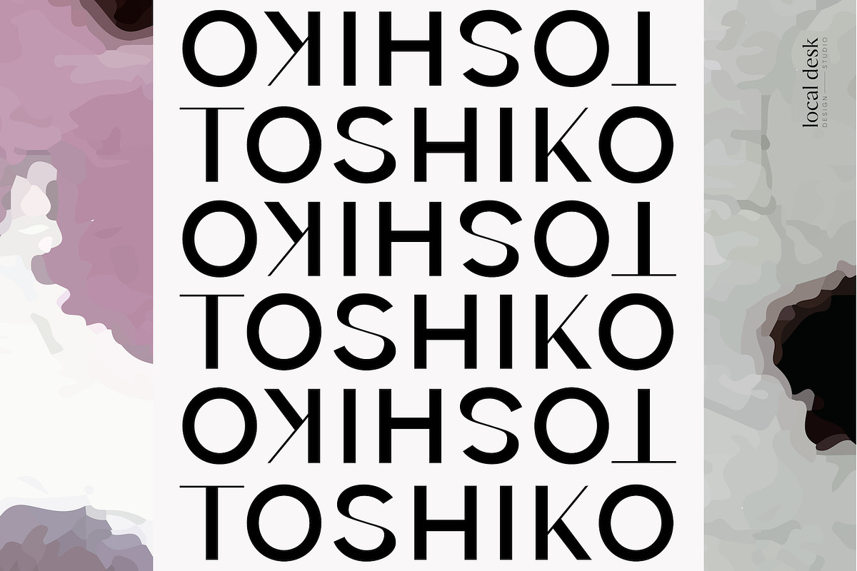 Toshiko – Minimal & Clean Sans, a Sans Serif Font by Local Desk Designstudio (Photo 13 of 13)