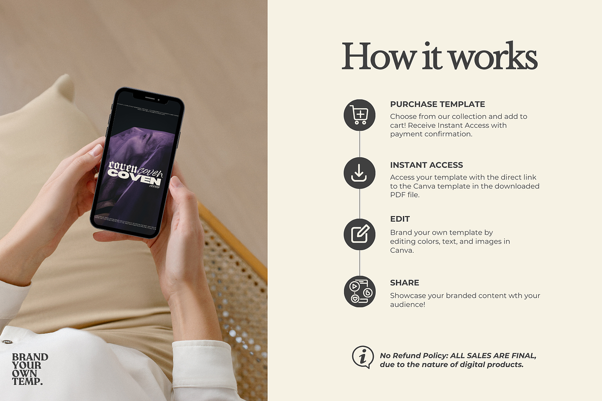 Witchy Canva Template Bundle, a Templates & Theme by BYOTstudios (Photo 12 of 12)