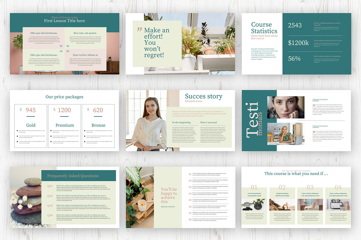 Canva Online Course Presentation, a Presentation Template by Sabin (Photo 3 of 4)