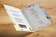 Floral Funeral Program Template, a Brochure Template by retrographix (Thumbnail 4 of 4)