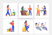 Airline Booking Illustrations, a Person Illustration by Vectors Market (Thumbnail 6 of 8)