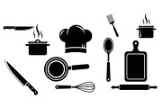 Kitchen Cooking Icon Vector Bundle, an Illustration by jahid234 (Thumbnail 38 of 51)