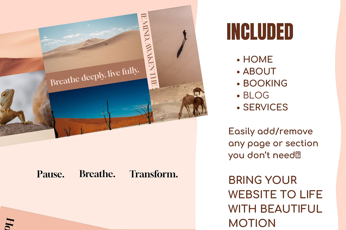 Wix Studio Template Wellness blog, a Wix Template by PATCHPO (Photo 2 of 9)