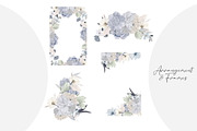 Dusty blue Pattern Collection, a Pattern Graphic by Madebyia (Thumbnail 5 of 9)