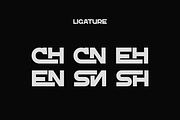 Oshtera - Condensed Font, a Sans Serif Font by Iqsiart Studio (Thumbnail 3 of 7)