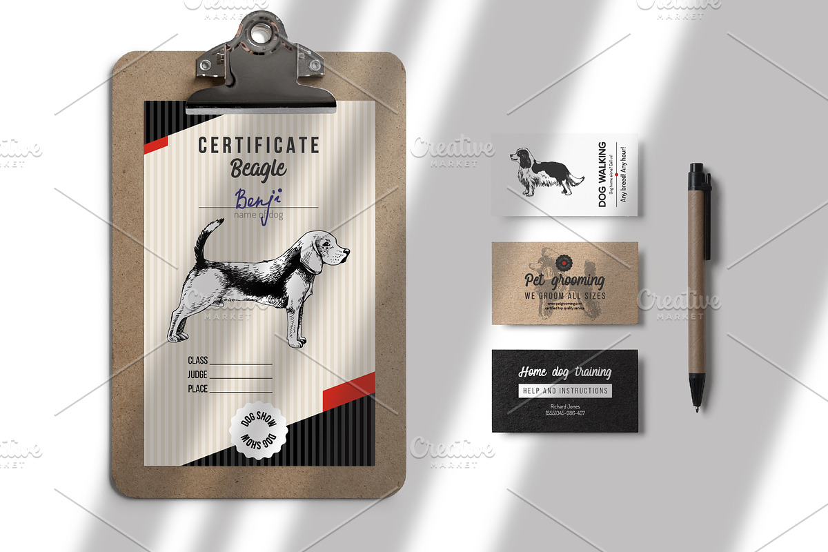 Dog breeds - sketches & lettering, an Animal Illustration by handsketched (Photo 3 of 10)