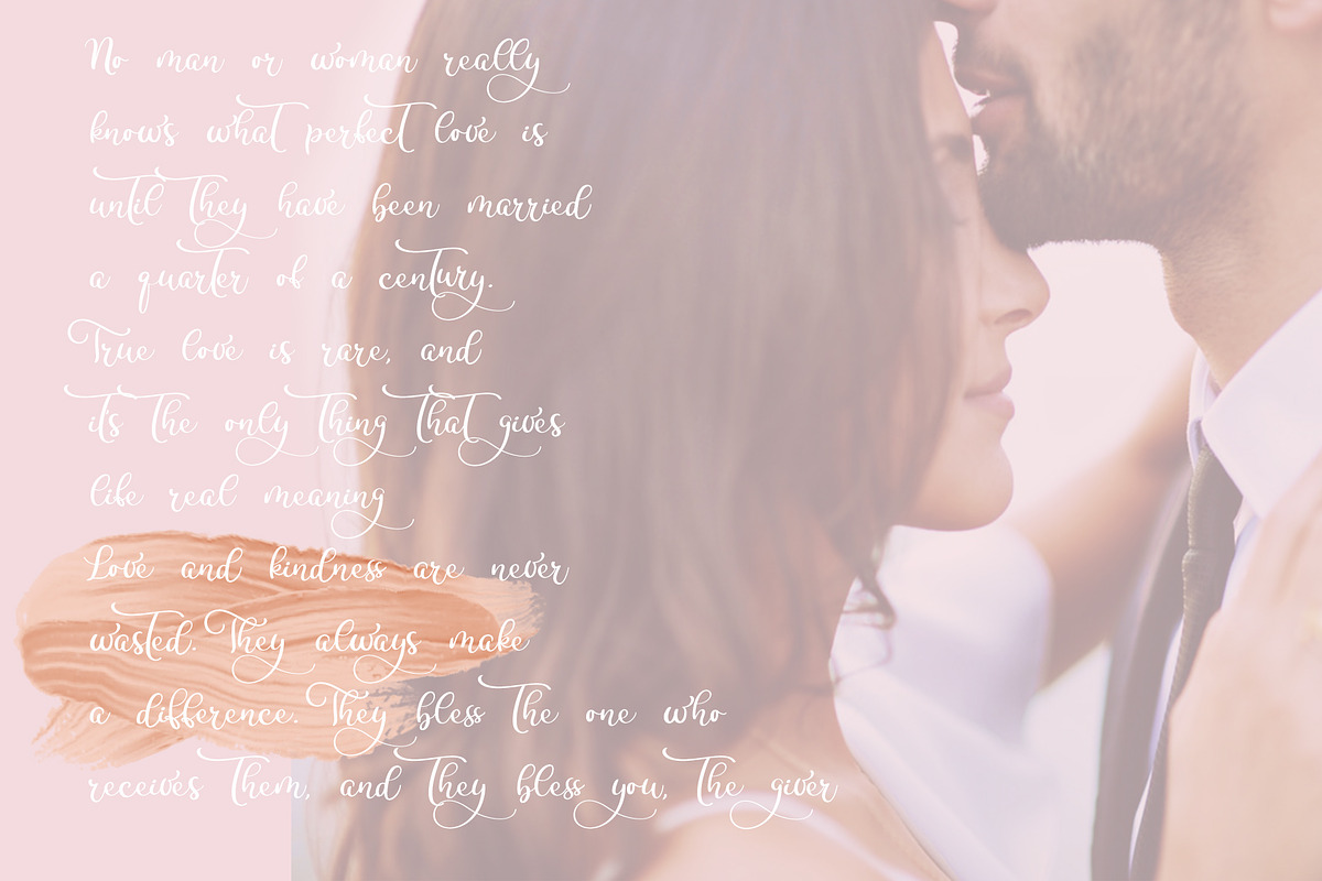 Calligraphy Wedding Font Delight preview 4