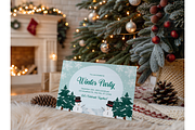 Festive Winter Greeting Card Mockup, a Product Mockup by MockupWizard (Thumbnail 4 of 5)