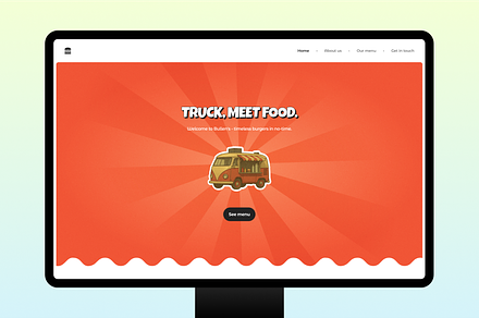 Sunburst - Food Truck Template