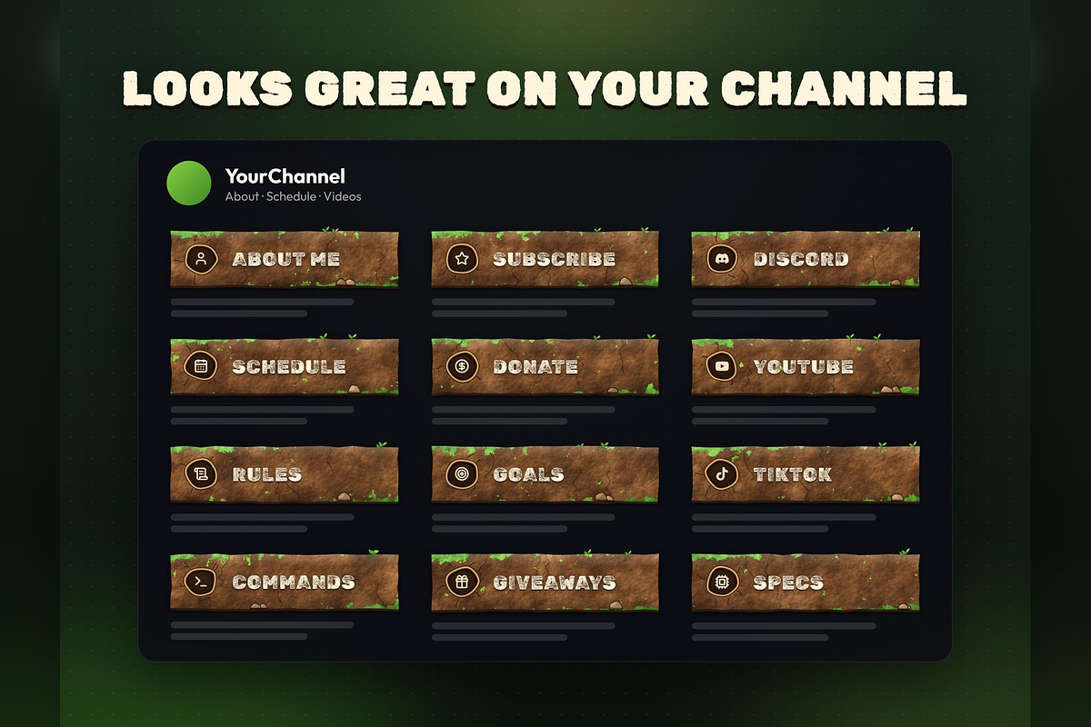 Earth Twitch & Kick Panels, an Object Graphic by Gear Store (Photo 5 of 7)