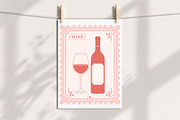 Vacation in Italy Summer Postage Sta, an Illustration by Libby Wishes (Thumbnail 2 of 4)