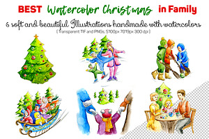 Christmas Clipart Watercolor
