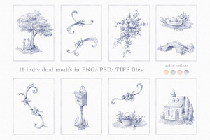 Toile De Jouy Pattern And Motifs