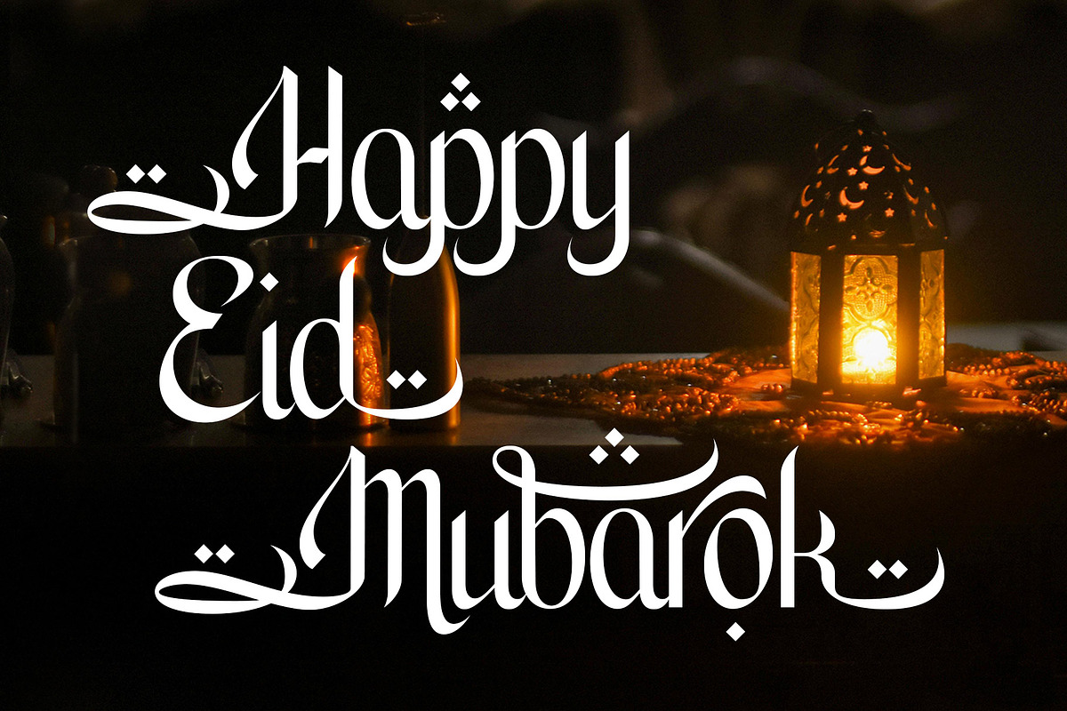Haymila Islamic Display Font, a Serif Font by RantautypeStudio (Photo 2 of 17)