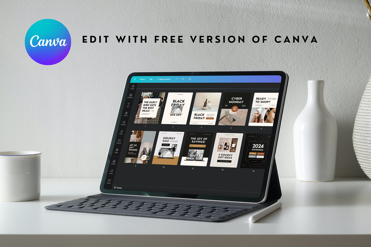 Q4 Sales Canva Templates, a Social Media Template by Roger Coles (Photo 10 of 10)