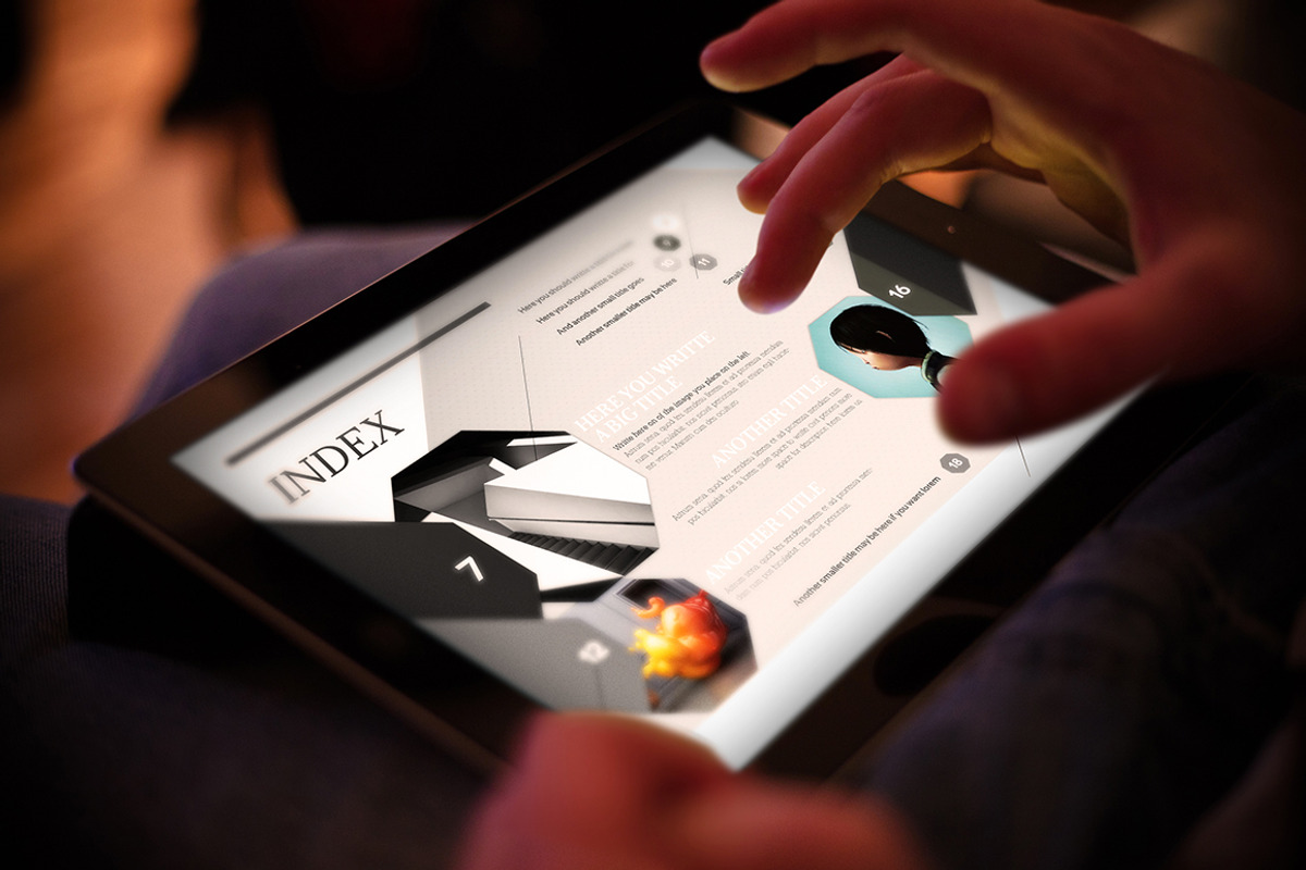 Design MGZ 8 for Tablet, a Magazine Template by Luuqas Design (Photo 1 of 14)