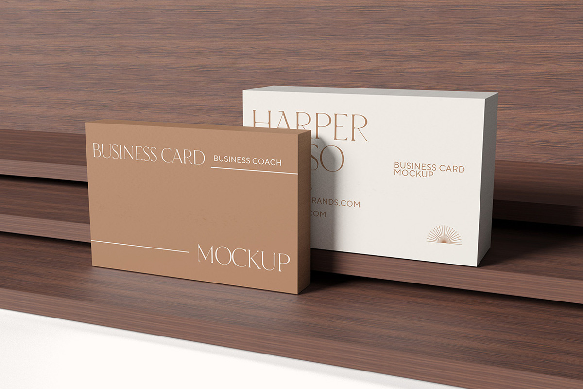 Stack Business Card Mockup, an Advertising Mockup by My Code Std (Photo 4 of 5)