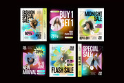 White Black Fashion Instagram Set, a Social Media Template by graphicook (Thumbnail 2 of 3)