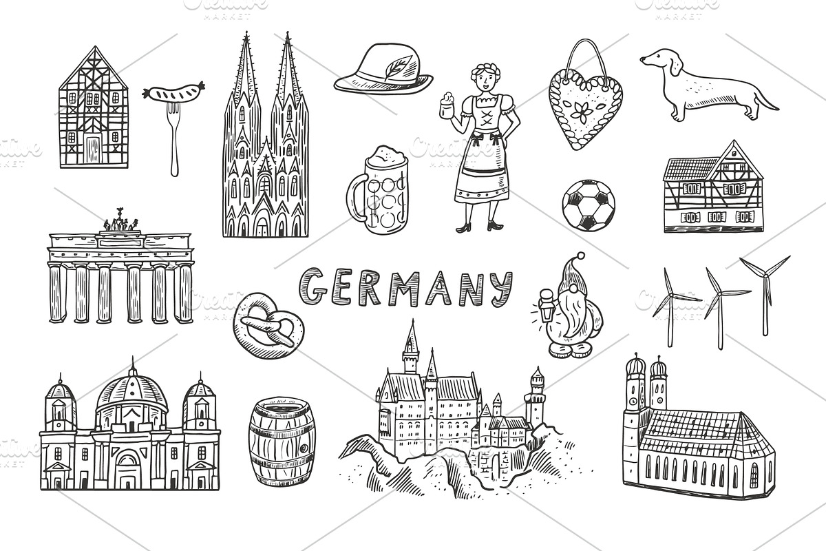 Germany Map, an Education Illustration by GooseFrol (Photo 5 of 7)