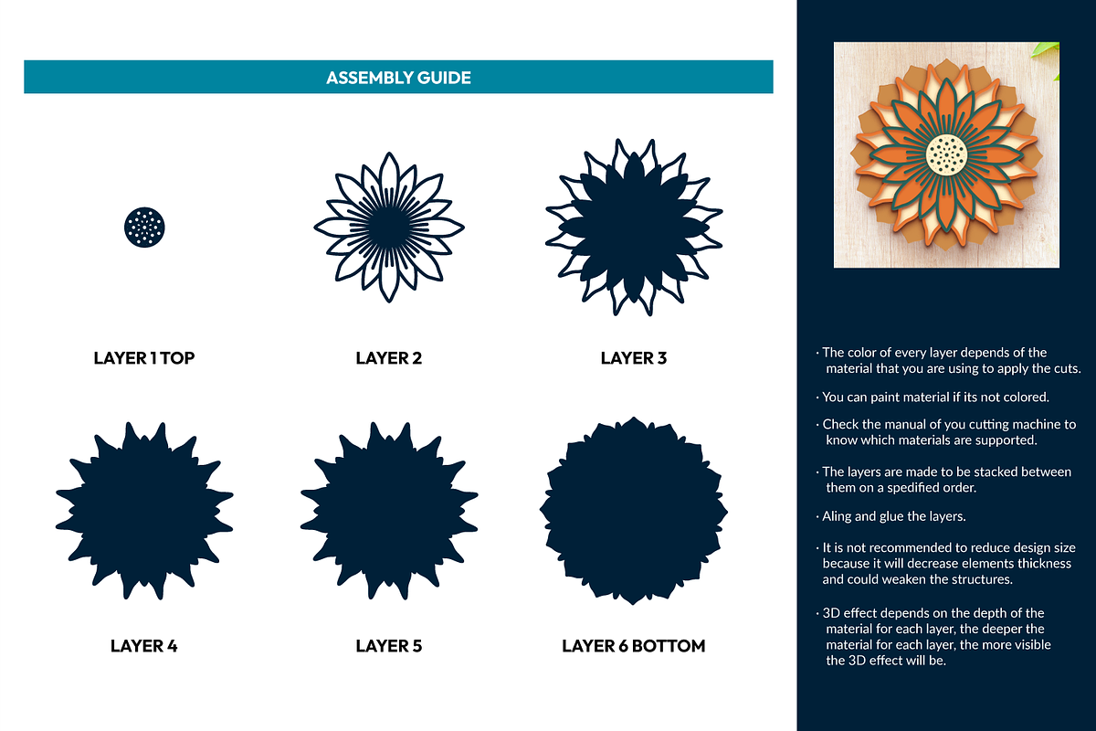 10 - 3D Flower Mandalas Collection, an Object Graphic by Arshad Ali (Photo 3 of 18)