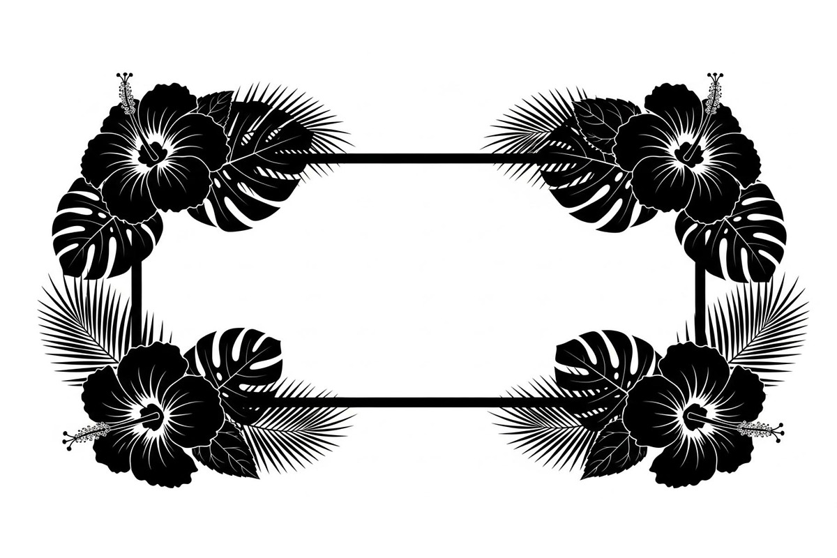 Floral Rectangle Frame SVG Bundle, an Illustration by jahid234 (Photo 13 of 31)