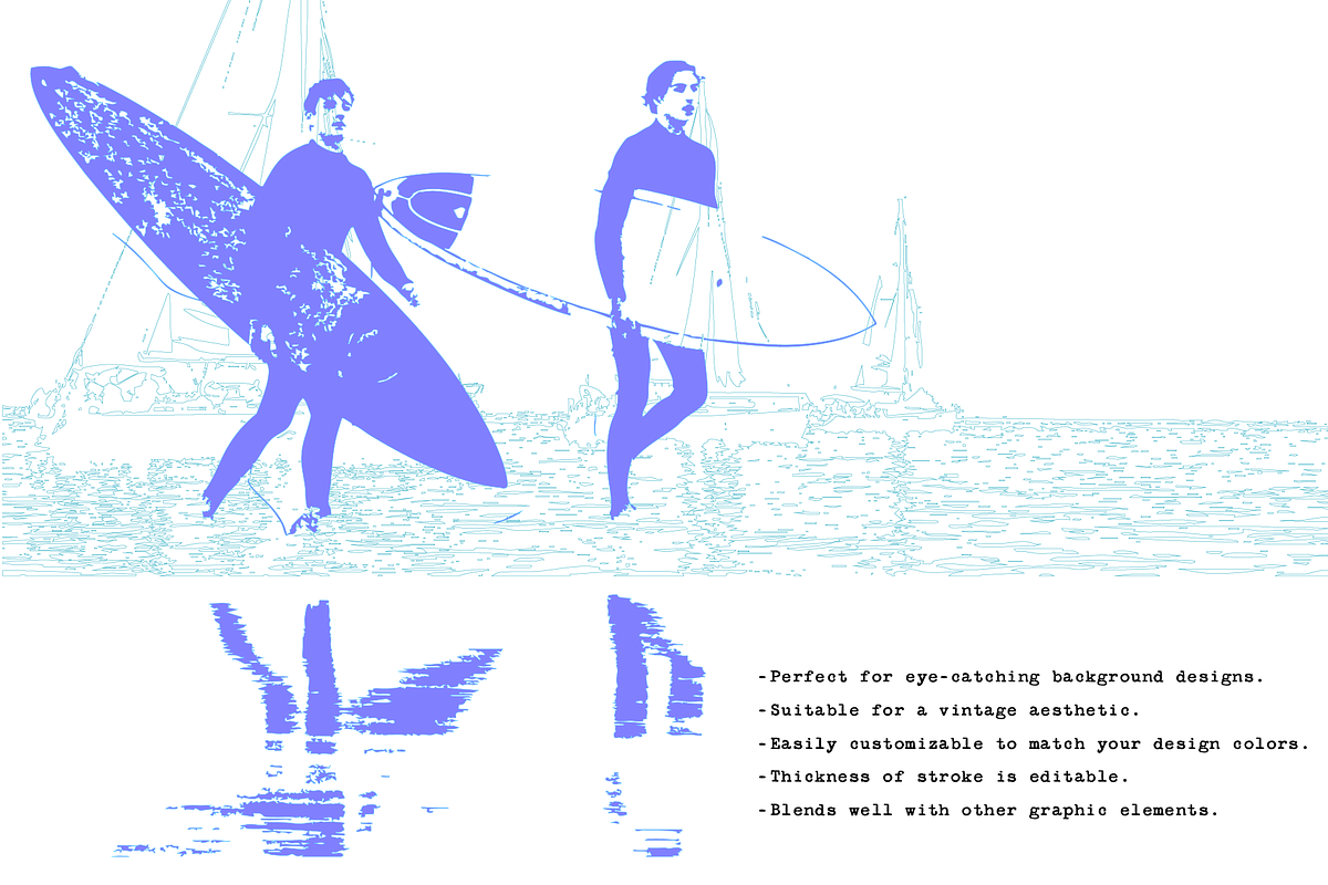Summer Is Summering | Vector Art, a Decorative Illustration by teenyweenyday (Photo 3 of 5)
