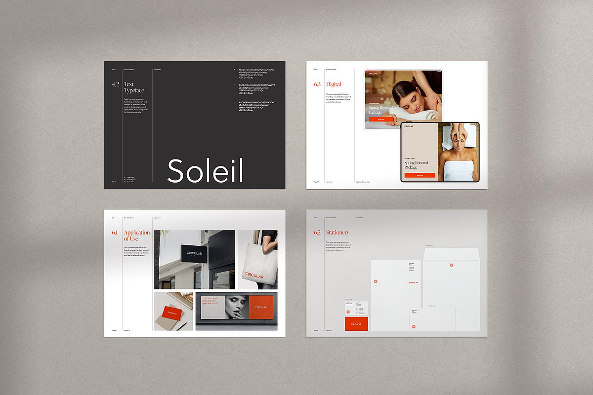 SIERRA / Brand Style Guide, a Presentation Template by Circular (Photo 7 of 14)