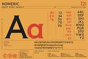 Homeric - Serif font Family, a Serif Font by Artistic & Unique (Thumbnail 2 of 13)