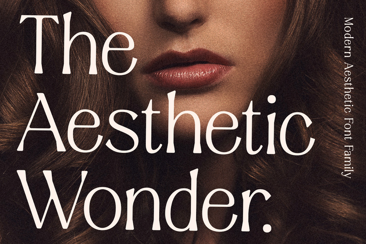 Aesthetic Wonder - Modern Aesthetic, a Serif Font by Prioritype Co (Photo 1 of 20)