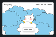 24 Cute 404 Illustrations. Chaos Cat, an Empty State Illustration by BadBrother (Thumbnail 4 of 14)