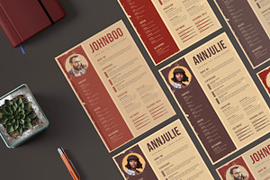 Retro Resume Template