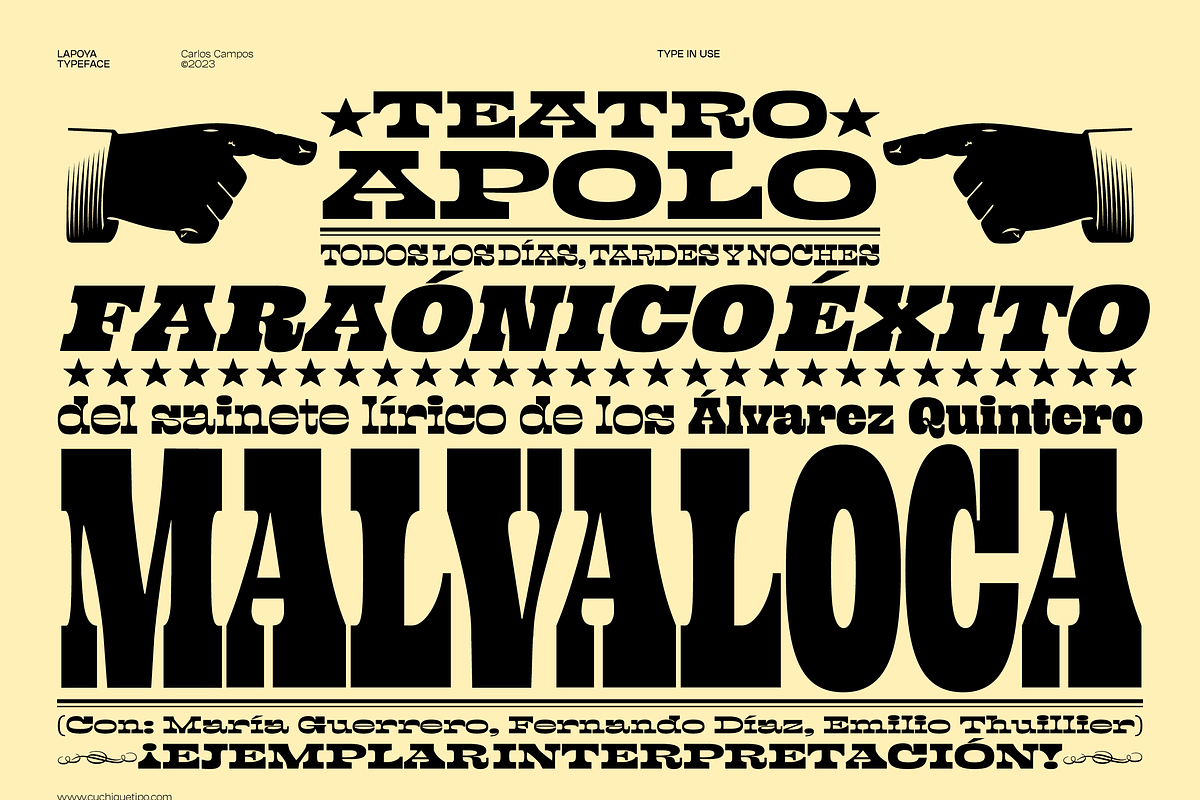 Lapoya Font, a Slab Serif Font by Cuchi, qué Tipo! Foundry (Photo 16 of 18)